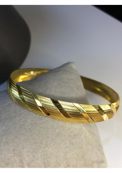 Kadın Altın Kaplama Bilezik - 10MM 24 Ayar Kaplama • Düğün • Nişan • Söz Takı • Bilezikleri fırsatları