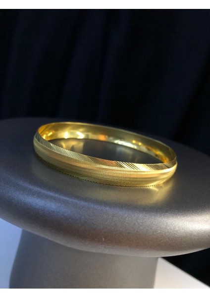 Kadın Altın Kaplama Bilezik - 10MM 24 Ayar Kaplama • Düğün • Nişan • Söz Takı • Bilezikleri modelleri