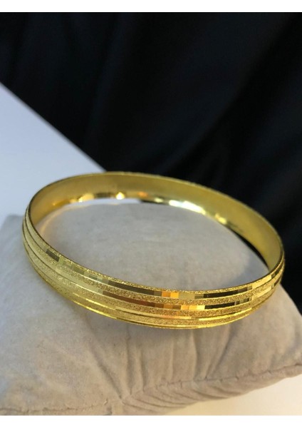 Kadın Altın Kaplama Bilezik - 10MM 24 Ayar Kaplama • Düğün • Nişan • Söz Takı • Bilezikleri fırsatları