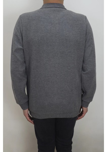 Fistan Store Erkek Desenli Klasik Kesim Rahat Kalıp Polo Yaka Tek Cepli Kışlık Kazak modelleri