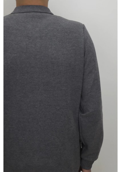 Fistan Store Erkek Desenli Klasik Kesim Rahat Kalıp Polo Yaka Tek Cepli Kışlık Kazak fırsatları