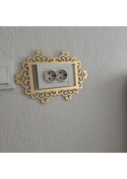 Ikili Gold Pleksi| Standart Piriz Çerçevesi |İkili Gold Prizlik|18*27 CM|PR8011 fiyatları