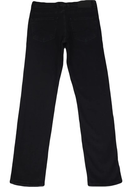 Fistan Store Erkek Füme Yüksek Bel Rahat Kesim Boru Paça Büyük Beden Jean Pantolon fırsatları