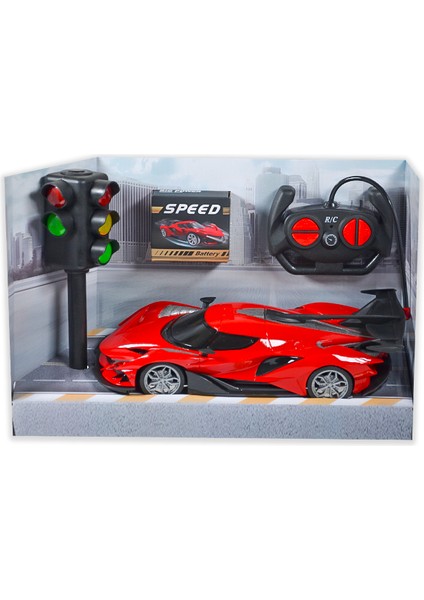 1:16 Uzaktan Kumandalı USB Araba Rc Trafik Işıklı Kırmızı 898A fiyatları