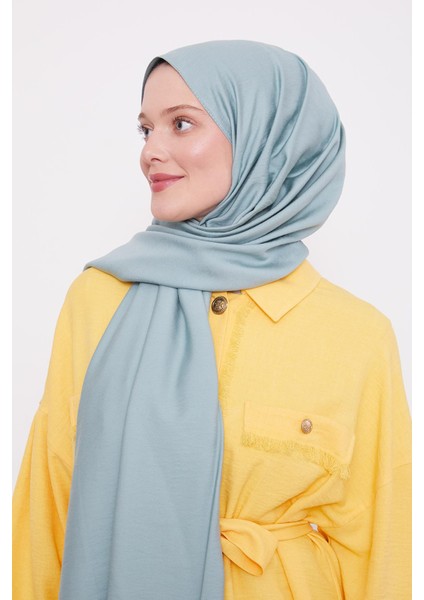 Su Yeşili Leola Düz Şal