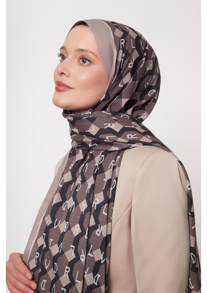 Vizon Petek Desen Love Şal