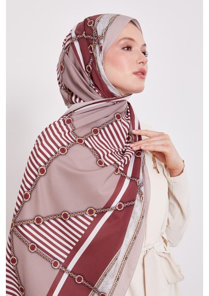 Bordo Zincir Desen Love