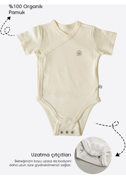 Organik New Basic Uzayan Kruvaze Kısa Kol Body Natural