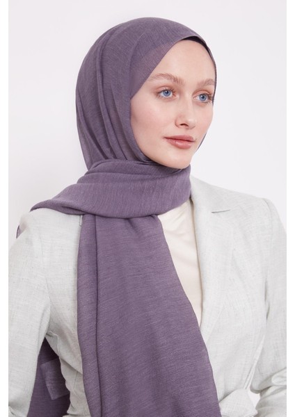 Mor Arlyn Düz Şal