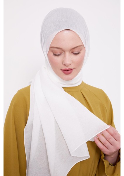 Beyaz Arlyn Düz Şal fiyatları