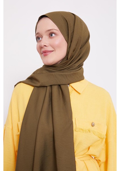 Çimen Yeşili Leola Düz Şal