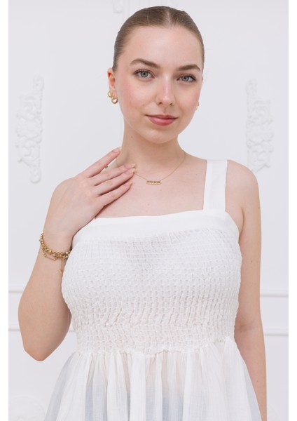 Beyaz Gipeli Bluz fırsatları