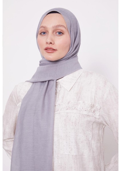 Gümüş Arlyn Düz Şal modelleri