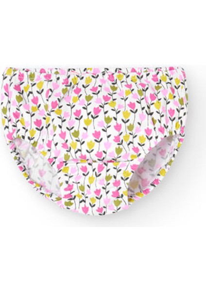 Çıtır Çiçek Baskılı Kız Bebek Elbise modelleri