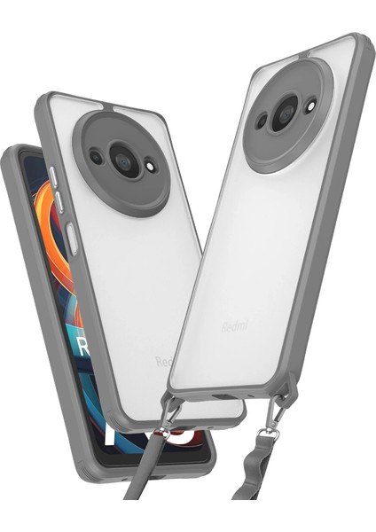 Xiaomi Redmi A3 4g Kılıf Penta Silikon Kılıf - Titan Gri Zrnet