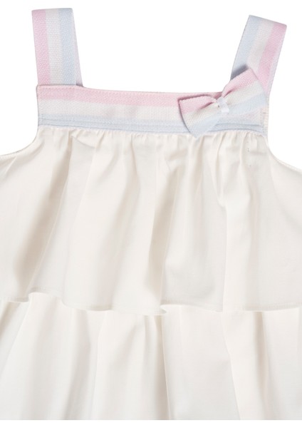 Kız Çocuk Askılı Fiyonklu Elbise fırsatları