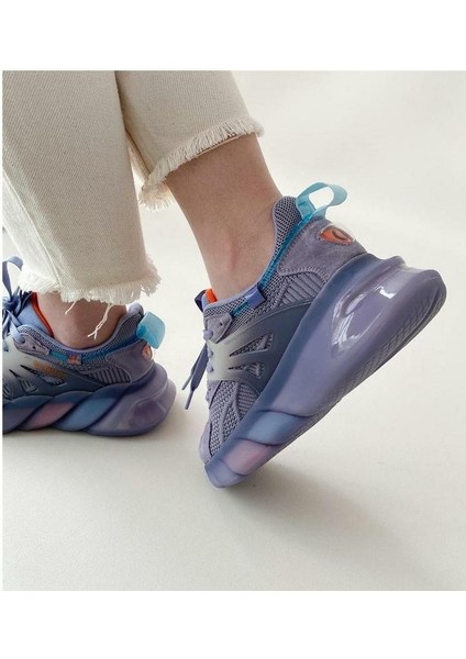 Guja 22Y318-8 Kadın Fashion Günlük Yüksek Renkli Ithal Taban Sneaker Spor Ayakkabı