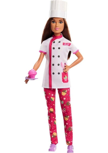 HKT67 Barbie Kariyer Bebekleri Serisi - Pasta Şefi