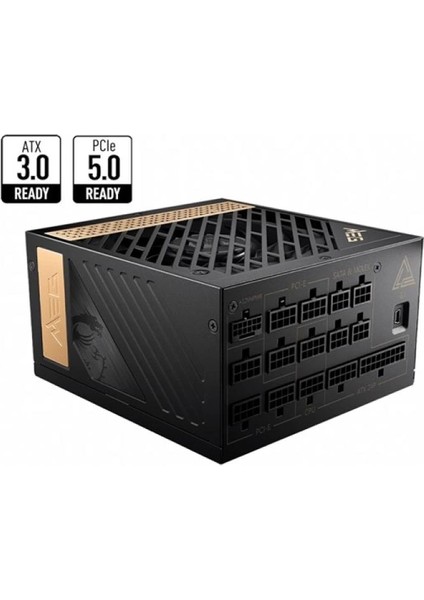 Msı 1300W 80+ Platınum Meg AI1300P Pcıe 5.0 Tam Modüler Power Supply