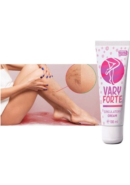 Varyforte Bacaklarınızdaki Varislerinize Karşı Bakım Kremi Tüp 100 ml x 2 Adet