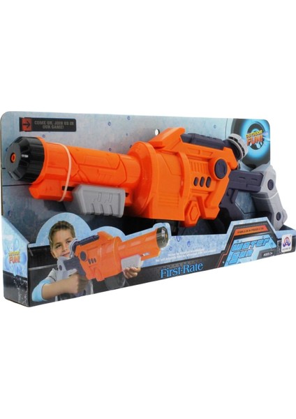 55 cm Pompalı Turuncu Su Tabancası