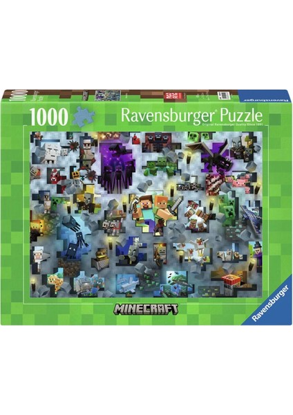 12000422 Minecraft Mobs 1000 Parça Ravensburger Puzzle