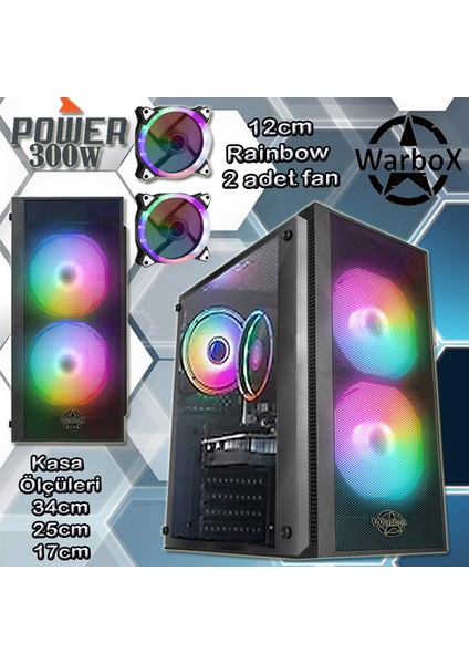 Papel I3 3.30GHZ 16GB Ram 240GB SSD 250GB HDD R7 240-4GB E.kartı 20" Monitör Masaüstü Bilgisayar fiyatları