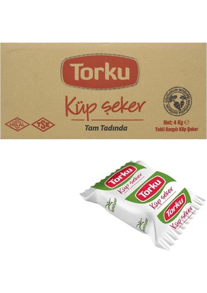 Tek Sargılı Küp Şeker 4000 G