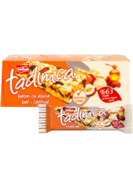 Tadımca Fındıklı Bar 30 gr x 20 Adet