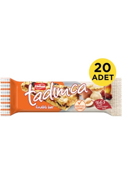 Tadımca Fındıklı Bar 30 gr x 20 Adet