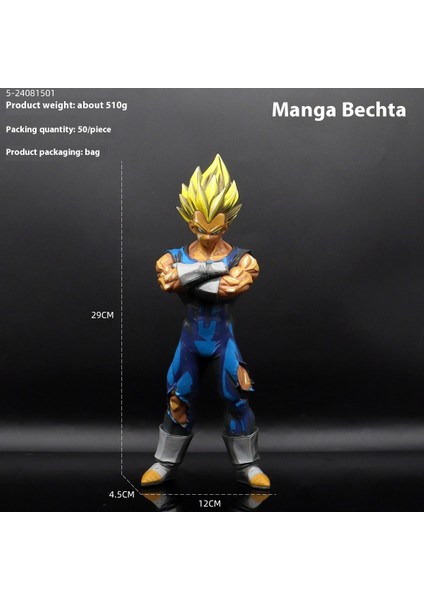 Yedi Dragon Ball Goku El Modeli Süper Saiyan Gogeta Vegette Savaş Hasarı Çizgi Film Anime Bebek Çevre (Yurt Dışından)