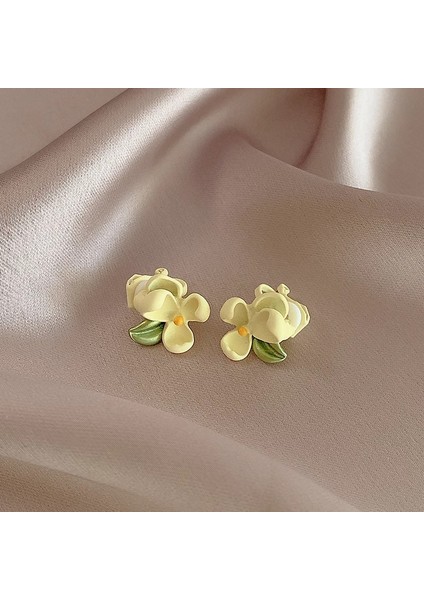 Kulak Deliksiz Kulak Klipsleri Mizaç Küpeleri Fransız Retro Inci Küpeler (Yurt Dışından)