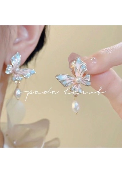 Deliksiz Kulak Klipsleri Çiçek Fransız Mizaç Küpeler Küpeler (Yurt Dışından)