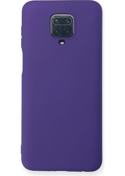 Xiaomi Redmi Note 9 Pro Kılıf Nano Içi Kadife Silikon - Mor Zrnet