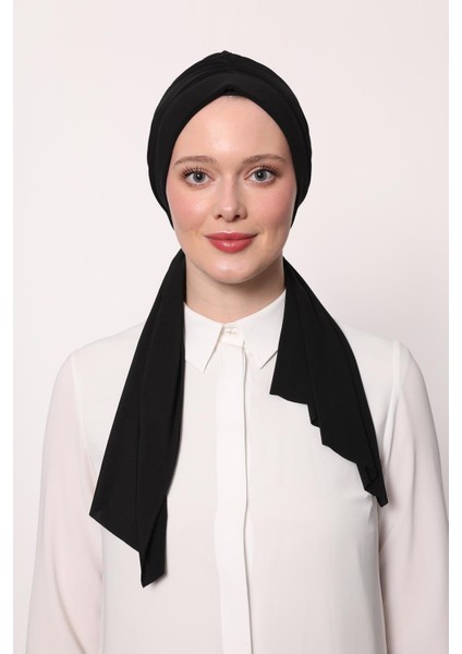 Siyah Kelebek Desen Hazır Şal modelleri