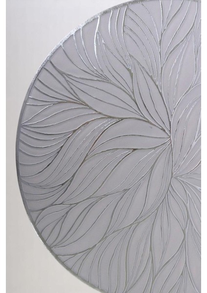 6’lı Amerikan Servisi Supla Yuvarlak Gümüş 38 cm THN76973 C1-1-18 fiyatları