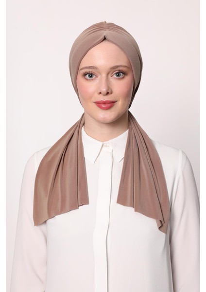 Karamel Kelebek Desen Hazır Şal modelleri