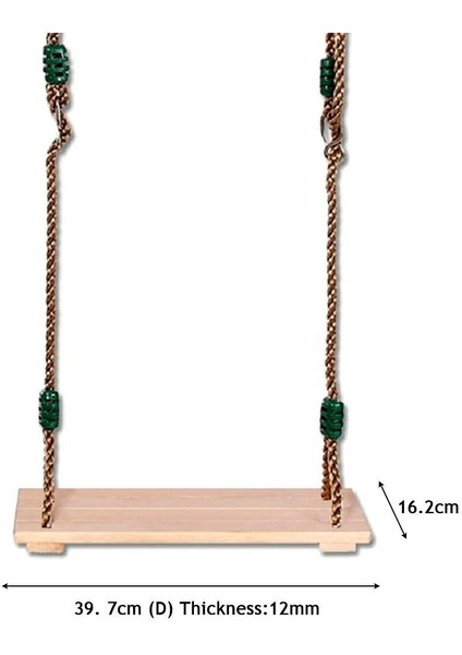 Ahşap Salıncak Açık ve Kapalı Asılı Ahşap Ağaç Salıncaklar Koltuk Çocuklar ve Yetişkinler Için (Yurt Dışından) fiyatları