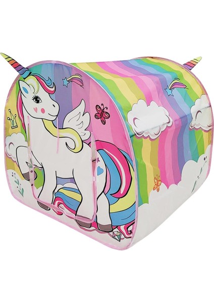 Çocuk Oyun Çadırı Otomatik Açık Katlanabilir Taşıma Çantası Içine Karikatür Çocuk Oyun Evi Açık Kapalı Kamp Plaj Yılbaşı Hediyeleri (Yurt Dışından)