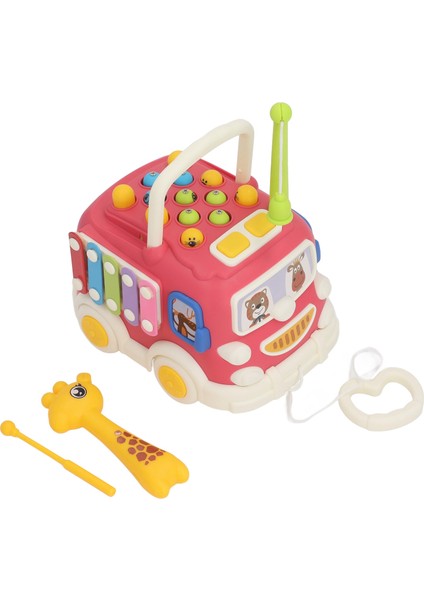 Toddlers Otobüs Çekiç Vurma Oyuncak Çok Fonksiyonlu Öğrenme Eğitim Çekiç Oyunu Müzikal Otobüs Oyuncak Erken Bebek Duyusal Gelişim Kırmızı (Yurt Dışından) fiyatları