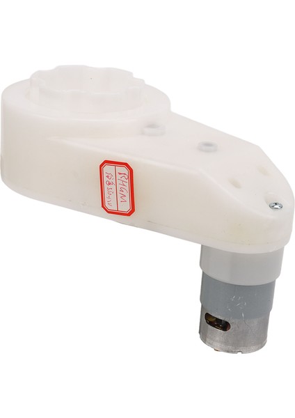 550 12V Çocuk Elektrikli Otomobil Motoru Dişli Kutusu 12000RPM Motosiklet Araba Motor Değişken Hız Arabası Aksesuarları Beyaz (Yurt Dışından)