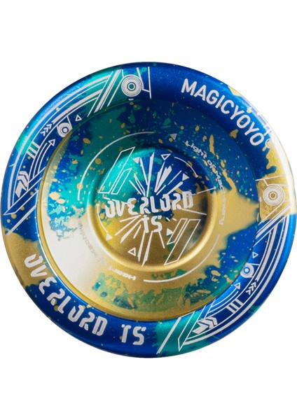 Profesyonel Sihirli Yoyo T5 Derebeyi Alüminyum Alaşımlı Metal Yoyo 8 Top Kk Rulman Dize ile Çocuklar Için (Yurt Dışından)