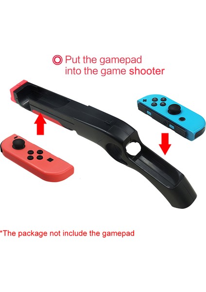 Ateş Oyun Denetleyicisi Tutucu Nintendo Anahtarı Joy-Con Atış Oyunları Wolfenstein 2 Yeni Colossus Büyük Buck Hunter Arcade ve Diğer Atış Oyunları (Yurt Dışından)