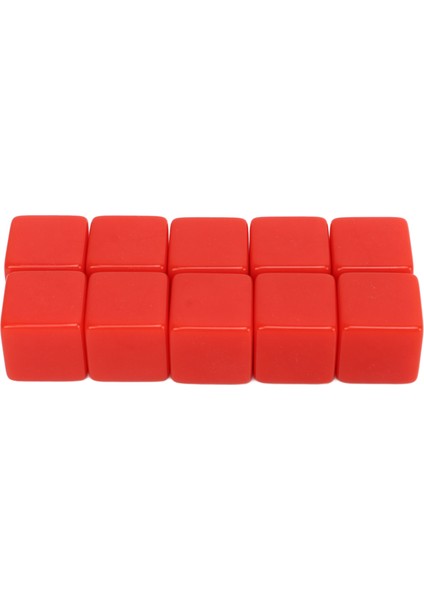 30 Adet 16MM Zar Seti Altı Kenarlı Boş Zarlar Matematik Öğretim Eğitimi Için Küplere Yazma Oyunu Kırmızı (Yurt Dışından) fırsatları