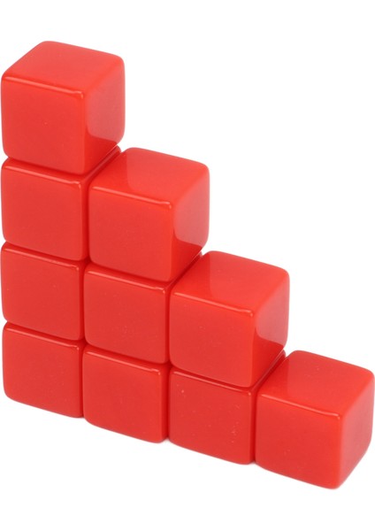30 Adet 16MM Zar Seti Altı Kenarlı Boş Zarlar Matematik Öğretim Eğitimi Için Küplere Yazma Oyunu Kırmızı (Yurt Dışından) indirimleri