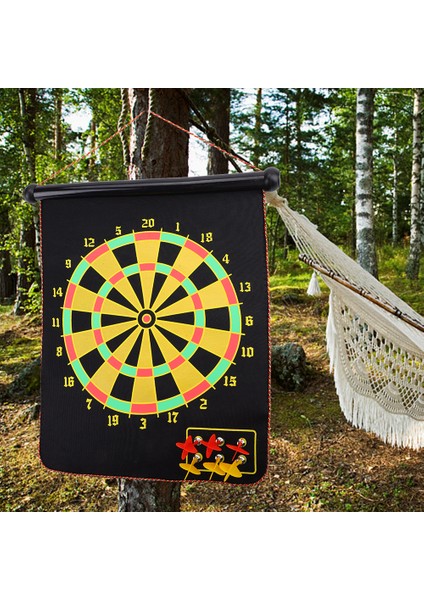 15 Inç Manyetik Çift Taraflı Dart Tahtası Duvara Asılan Dart Tahtası 6 Güvenlik Dartı ile (Yurt Dışından) fırsatları