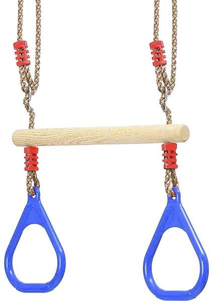 Salıncak Açık Çocuk 120 kg Yük Kapasitesi Çok Fonksiyonlu Çocuk Ahşap Tz Salıncak Spor Salonu Yüzükleri (Yurt Dışından)