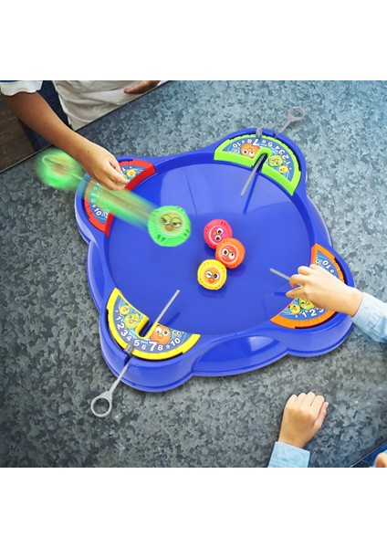 Patlama Gyro Arena Disk Seti Heyecan Verici Düello Dönen Top Dreidel Oyuncak Aksesuar Çocuklar Hediye (Yurt Dışından)