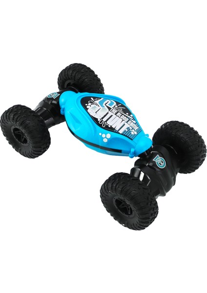 Rc Dublör Araba 1/16 4WD 2.4 G Kablosuz Uzaktan Kumanda Tumbling Dublör Araba Çocuklar Için Mavi (Yurt Dışından)