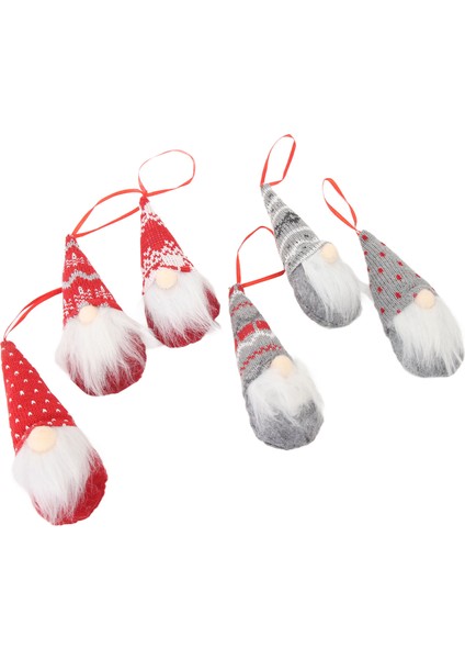 6 Adet Noel Gnome Santa Süsler Pamuk Benzersiz Santa Askı Süsleri Noel Ağacı Için Tatil Şömine (Yurt Dışından) fiyatları